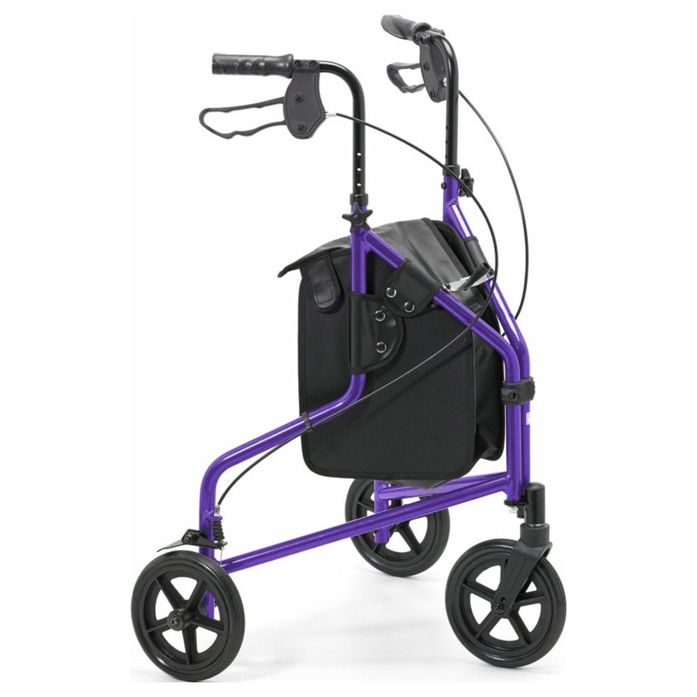 Aluminium 3Wheeled Walker with Bag DSL Mobility