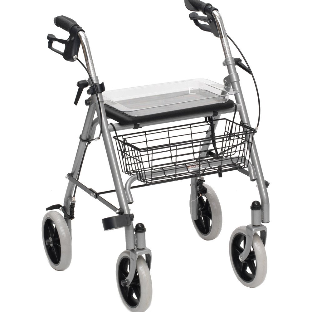 SR8 Steel 4Wheeled Walker DSL Mobility