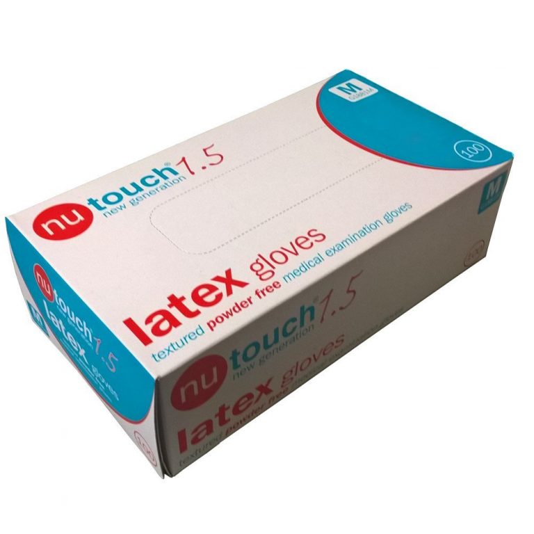 Latex Exam Gloves Medium DSL Mobility