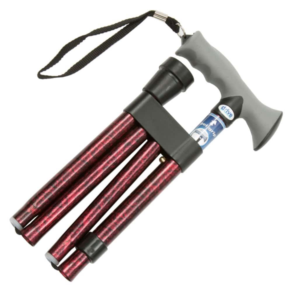 Gel Grip Folding Walking Stick DSL Mobility Gel Grip Folding Walking Stick DSL Mobility