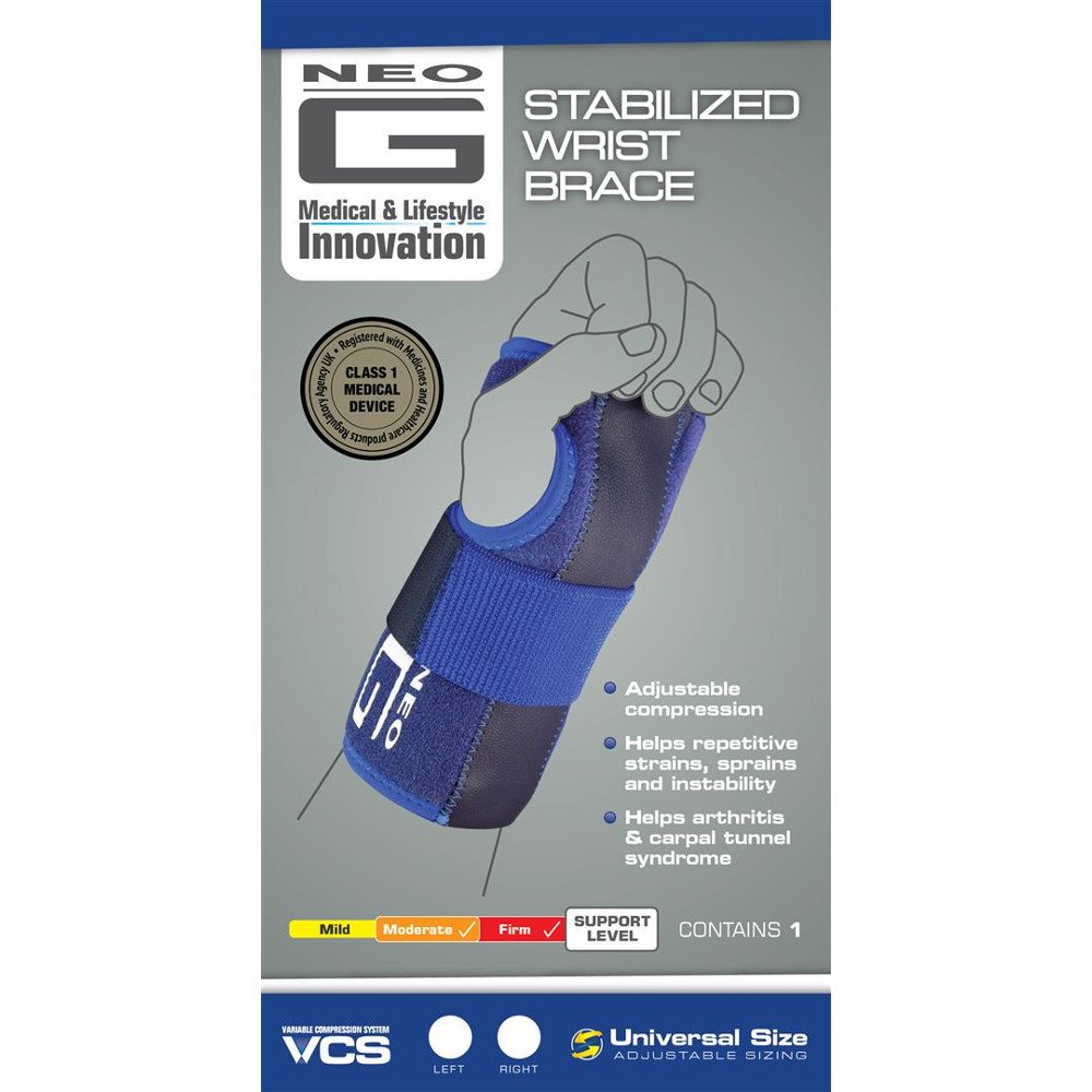 NeoG Stabilised Wrist Brace DSL Mobility